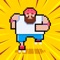 Test your skills in this funny fast paced arcade game where Timberman goes roller skating
