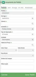 Pebbian Lançamento Pedidos screenshot #4 for iPhone