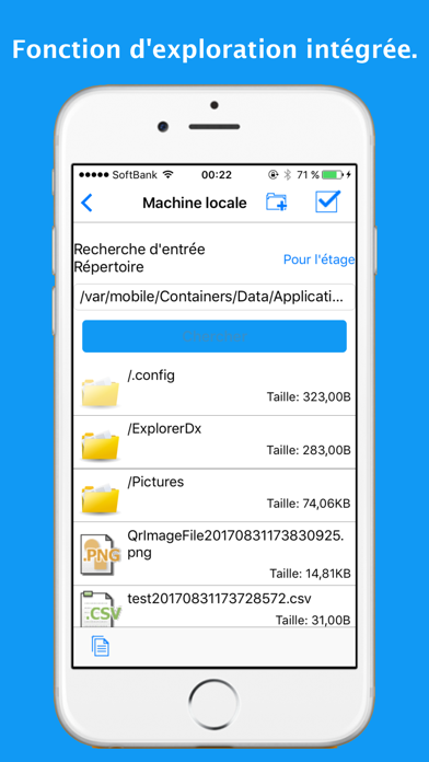 Screenshot #2 pour ExplorerDx -ManageQRCode&File-