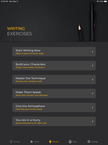 iDeas for Writing iPad screenshot