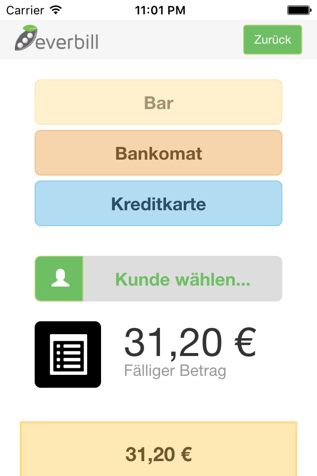 everbill Registrierkassa screenshot 4