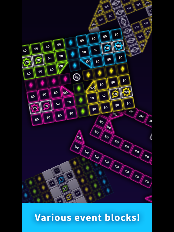 Screenshot #6 pour Bricks Breaker Neon 9