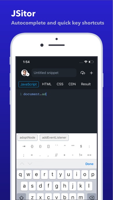 JSitor - JS, HTML & CSS Editor screenshot 3