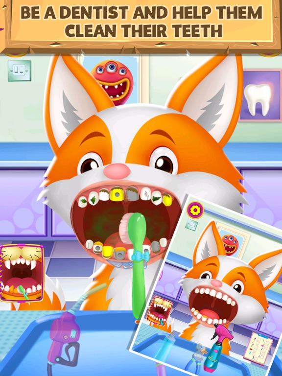 Screenshot #5 pour Crazy Animals Dentist Clinic!