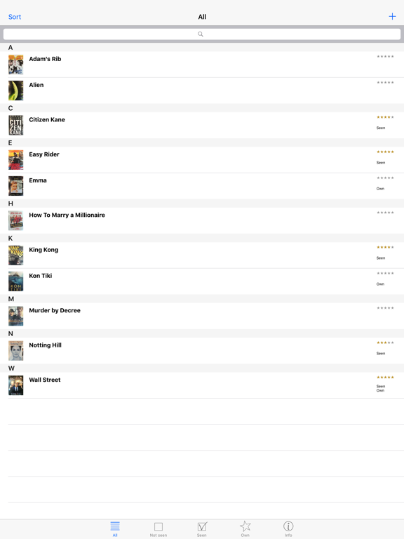 Screenshot #4 pour Movies I Have Seen