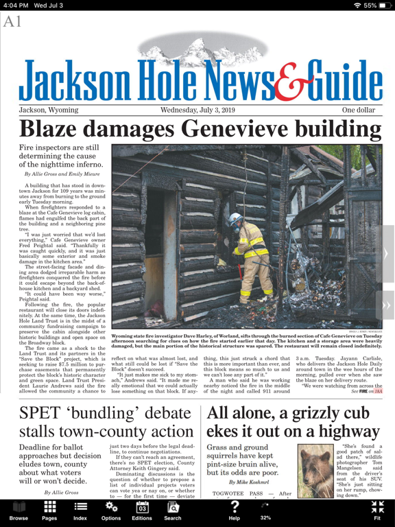 Screenshot #4 pour Jackson Hole News&Guide