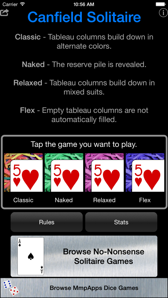 Canfield Solitaire - Classic - 1.9 - (iOS)