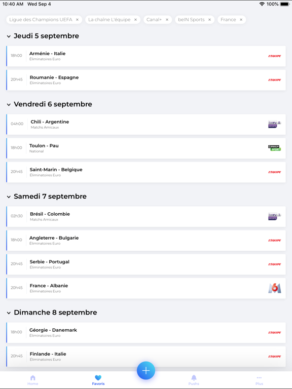 Screenshot #6 pour Programme Foot