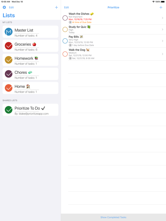 Screenshot #6 pour Prioritize: Organized To-Do