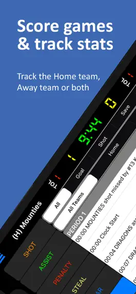 Game screenshot Hockey Scorebook + Stats mod apk