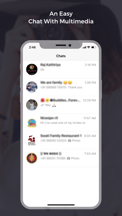 Multi Chat for WhatsApp Screenshot