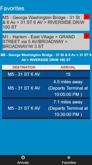 New York MTA Bus Time screenshot 1