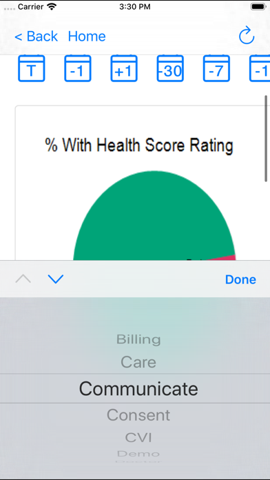 m.Care Monitor Screenshot