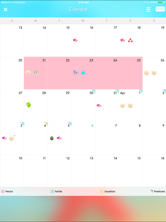 Period Tracker - Menstrual Calendar screenshot