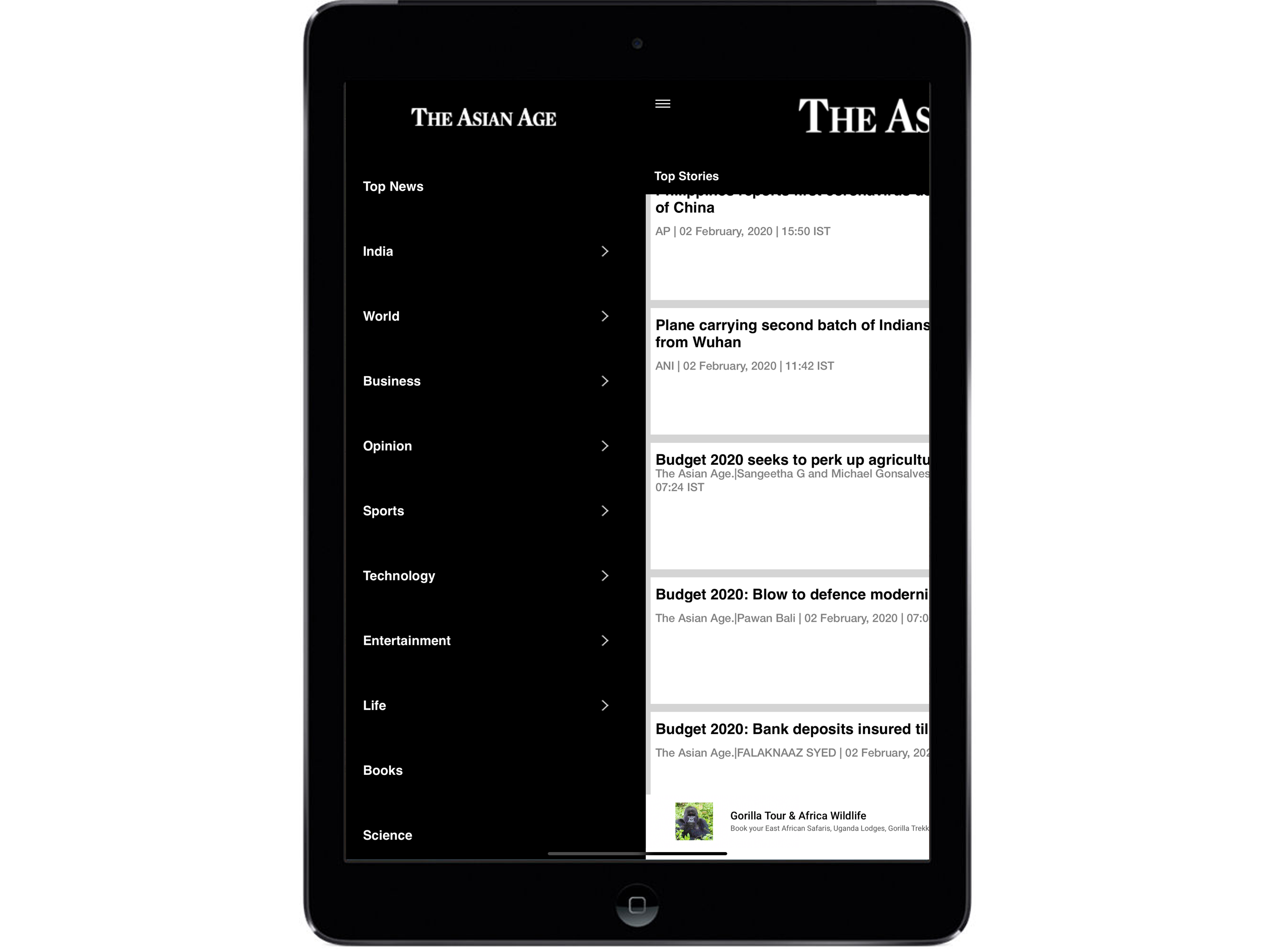 The Asian Age for iPhone/iPad