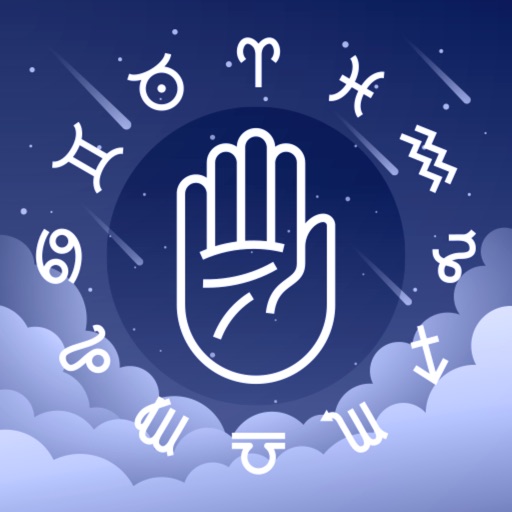 Horoscope 2019 and Palm Reader Icon