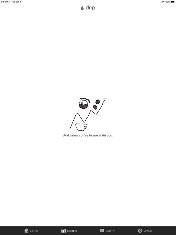 drip, A Coffee Journal iPad screenshot 2 - Food & Drink app