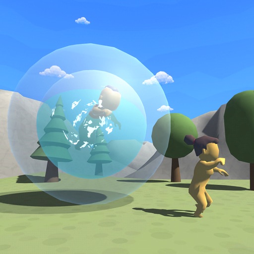 Zorbing 3D icon