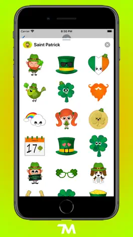 Game screenshot St. Patrick Stickers apk
