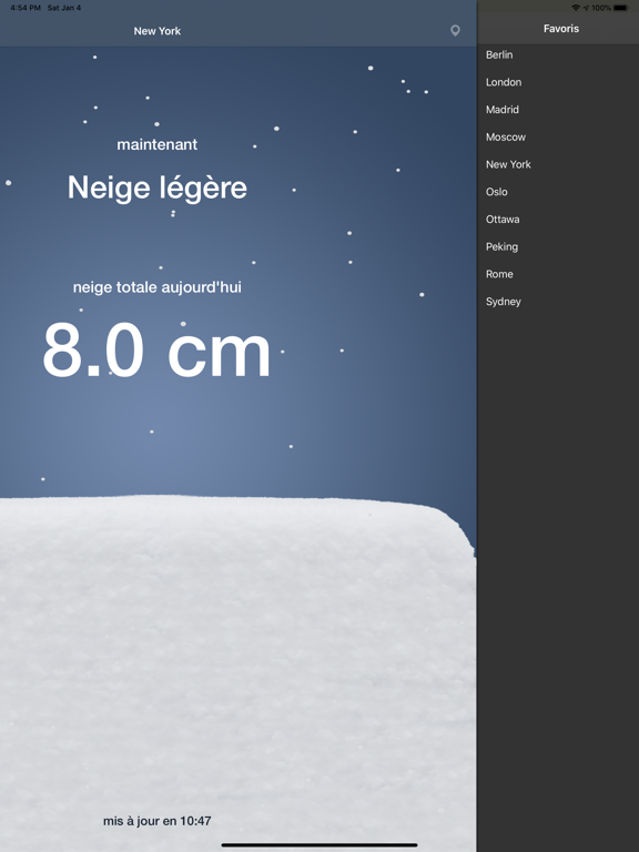 Screenshot #6 pour Neige aujourd'hui