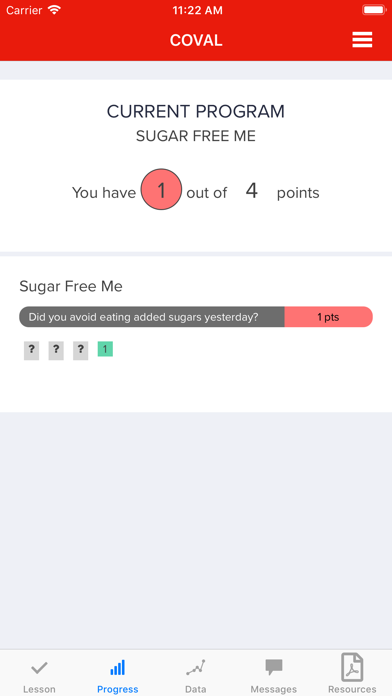 COVAL Coaching Screenshot