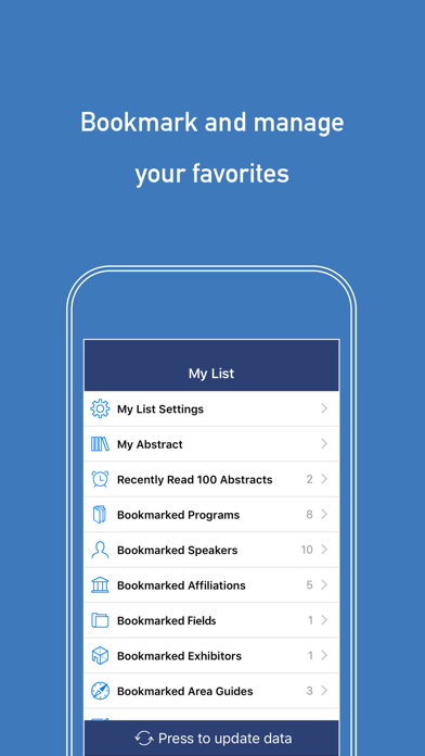 MICEnavi Screenshot