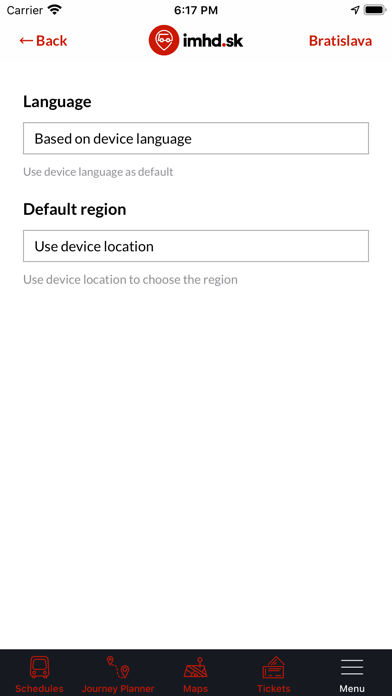 imhd.sk Screenshot