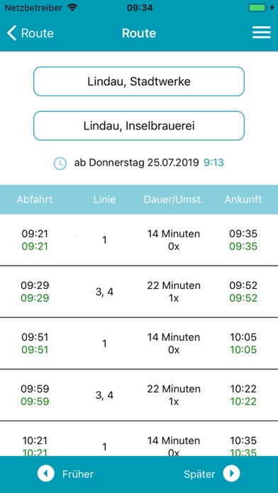 stadtbus lindau Screenshot