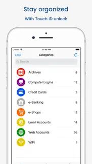 awallet password manager iphone screenshot 1