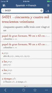 ultralingua french-spanish iphone images 3