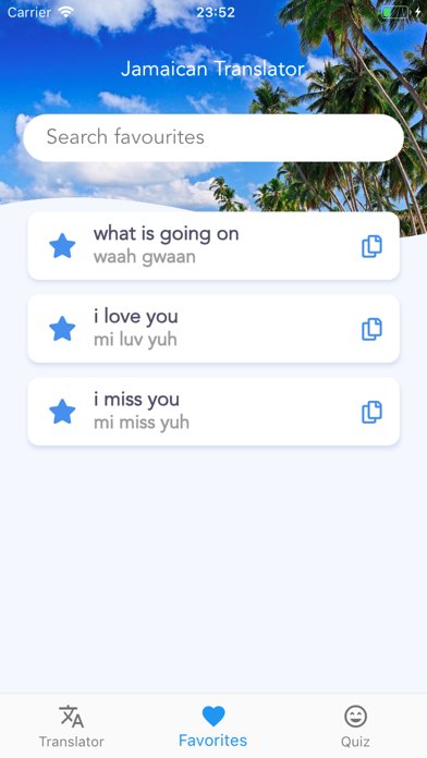 Jamaican Translator iPhone screenshot 2 - Education app