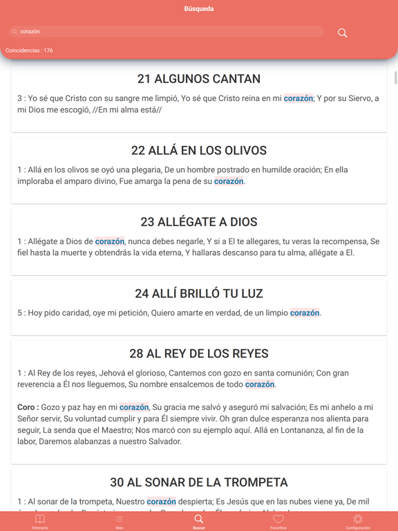 Himnario Lldm Inglés - Español iPad screenshot 7 - Entertainment app