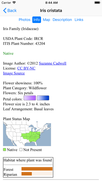 Tennessee Wildflowers Screenshot