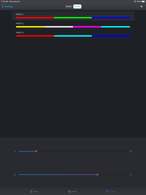 UniColor Light iPad screenshot 9 - Photo & Video app
