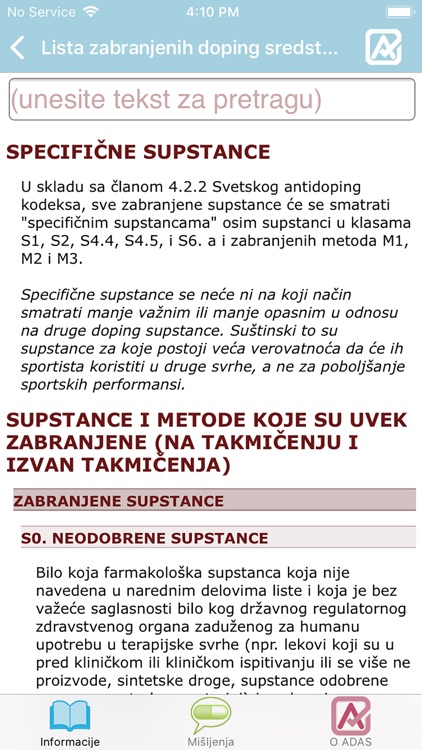 ADAS za sportiste screenshot-3