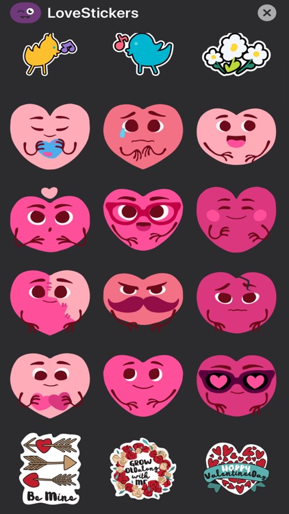 Love Stickers: Handpicked