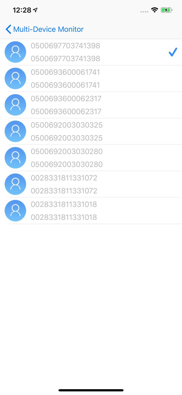 iPhone screenshot