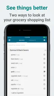 pivotlist - grocery shopping iphone screenshot 1