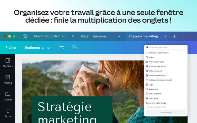 ‎Canva : Éditeur Photo et vidéo Capture d'écran