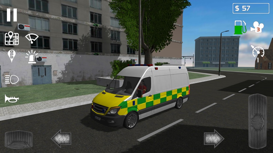 #3. Emergency Ambulance Simulator (iOS) 由: SkisoSoft