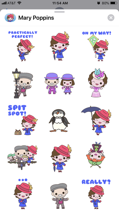 Screenshot #3 pour Mary Poppins Returns Stickers