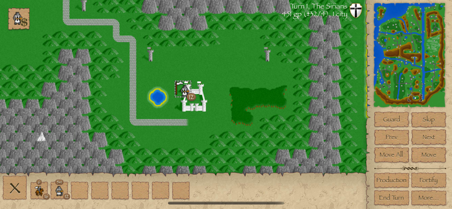 Warlords Classic Strategy Screenshots