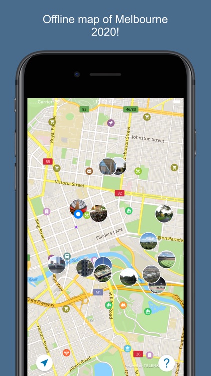 Melbourne 2020 — offline map