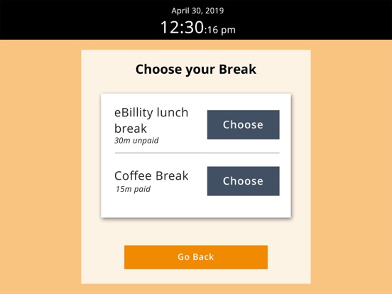 Time Tracker Kiosk by eBillity screenshot 3