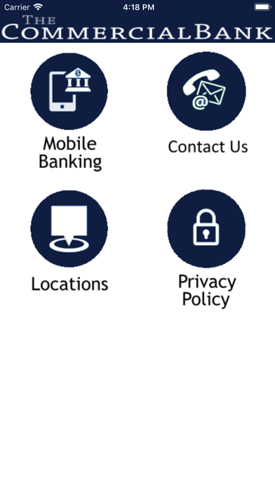 The Commercial Bank Mobile Screenshot