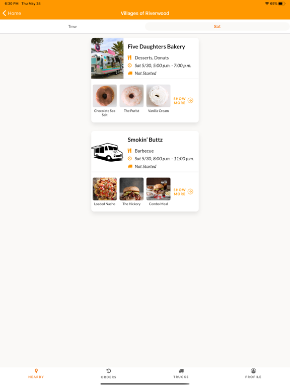 Best Food Trucks iPad screenshot 5 - Food & Drink app
