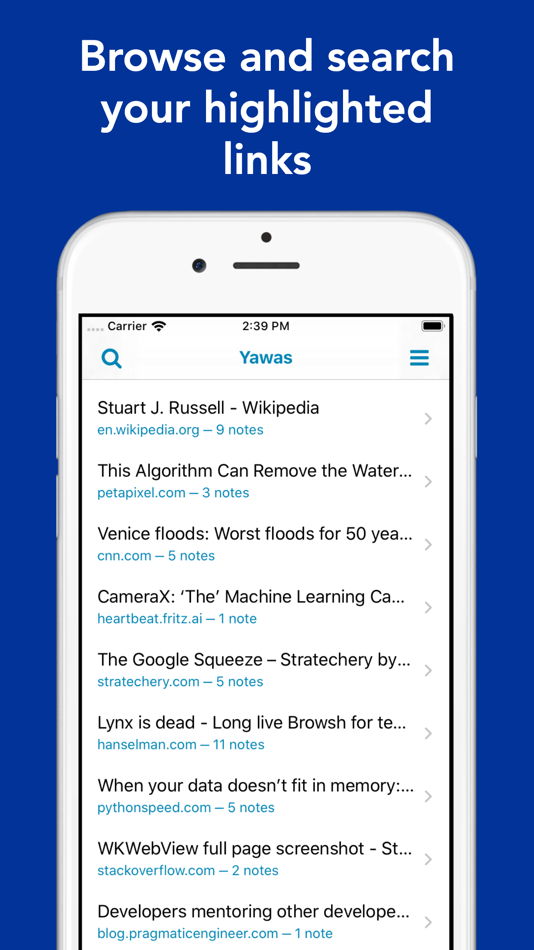 #2. Yawas Web Highlighter (iOS) 由: AppBlit LLC