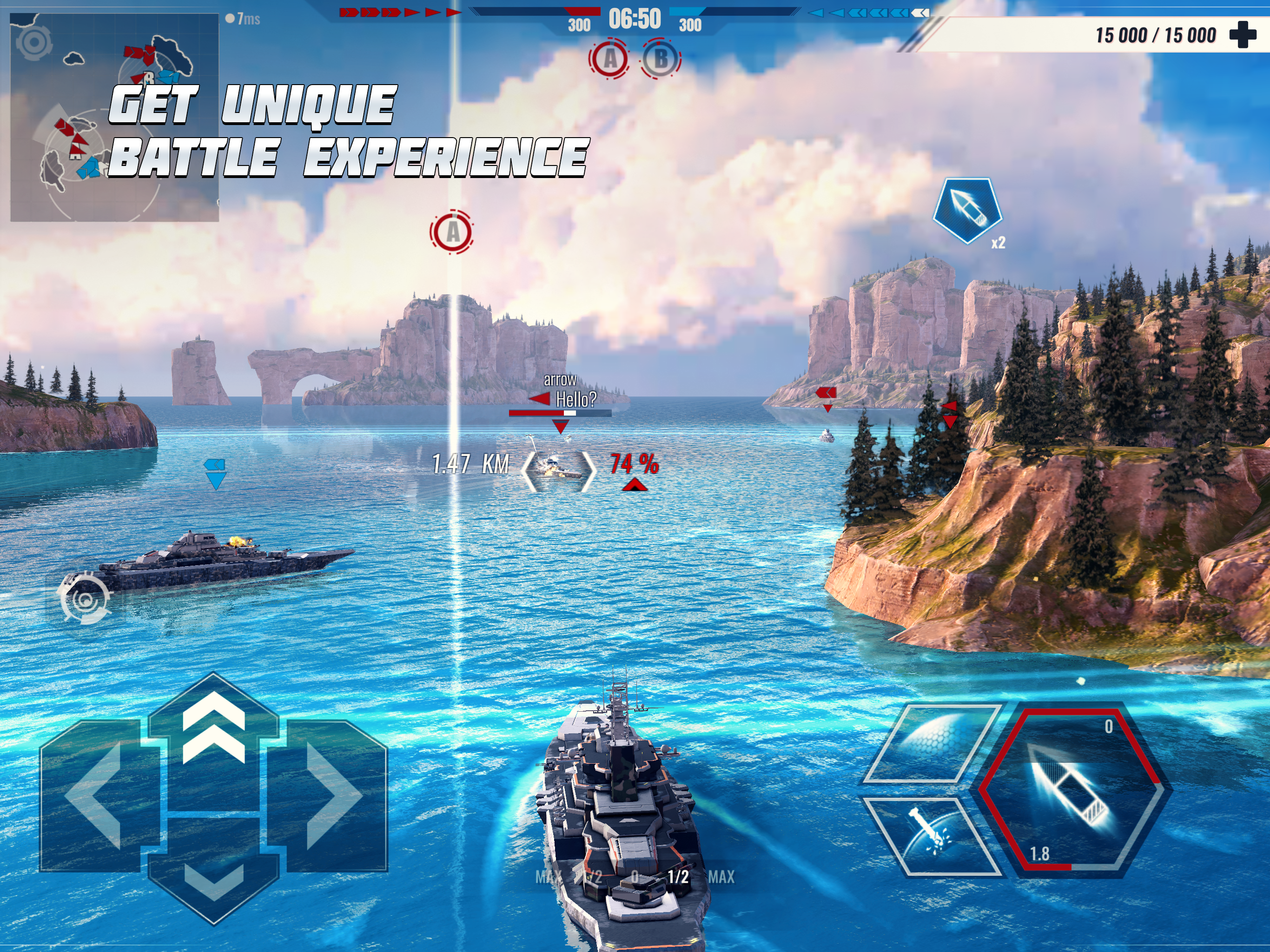 Pacific Warships: War Shooter screenshot 12