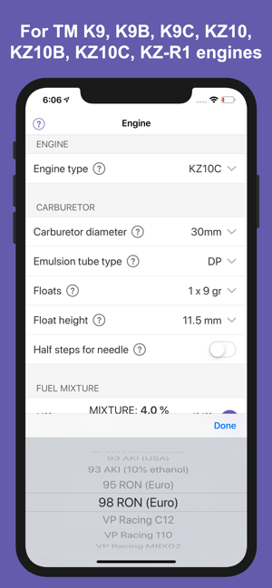 化油器 Jetting for TM KZ ICC Kart(圖3)-速報App