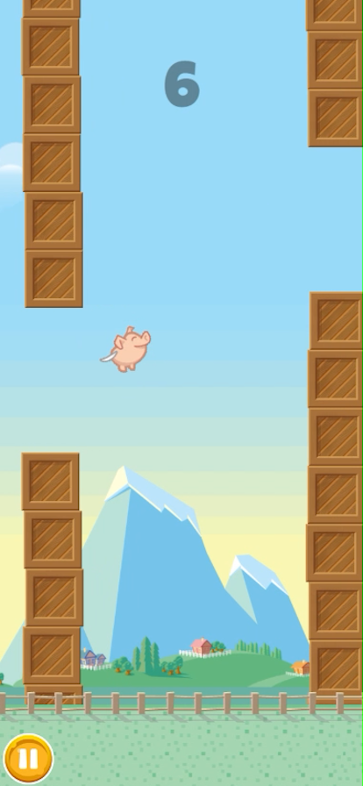 Happy Flappy Pig screenshot 2